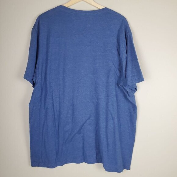 Old Navy Tshirt Men's Superman Shield Graphic Tee XXL Royal Heather Blue - Picture 8 of 8
